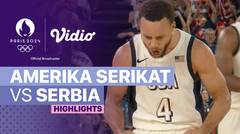 Semifinal: Amerika Serikat vs Serbia - Bola Basket Putra - Highlights | Olympic Games Paris 2024