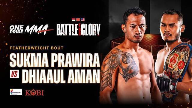 Sukma Prawira Aditya vs Dhiaaul Aman - Full Match | One Pride MMA Battle for Glory