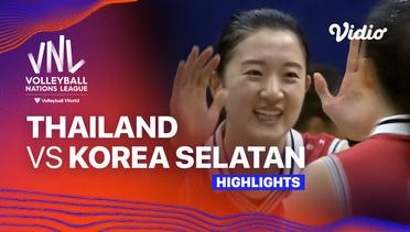 Thailand vs Korea Selatan - Highlights | Women's Volleyball Nations League 2024