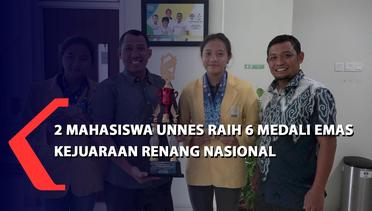 2 Mahasiswa Unnes Raih 6 Medali Emas Kejuaraan Renang Nasional
