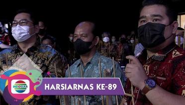 HARMONIS!! Kolaborasi Apik Tamu Undangan Feat Saung Angklung  Udjo Mainkan Angklung Tanda Puncak Acara Dibukanya | Harsiarnas 89