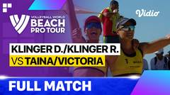 Full Match | Klinger D./Klinger R. (AUT) vs Taina/Victoria (BRA) | Beach Pro Tour - La Paz Challenge, Mexico 2023