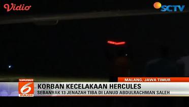 13 Jenazah Pesawat Hercules Tiba di Malang – Liputan 6 Pagi