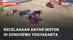Kecelakaan Antar Motor di Sonosewu Yogyakarta, Diduga Sampai Cedera Kaki