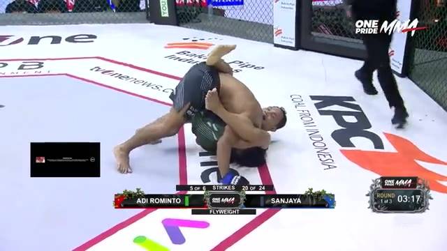 Aksi Terbaik Sanjaya Hutagaol  | One Pride MMA Battle for Glory