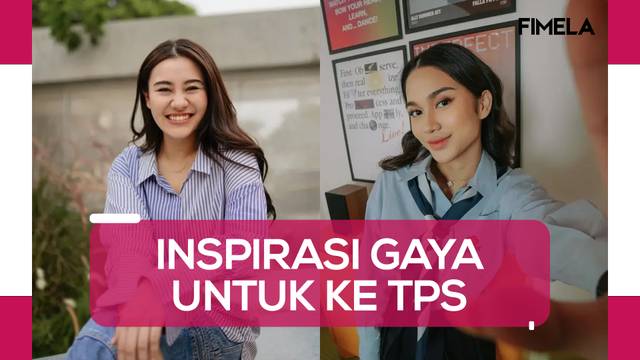 Inspirasi Gaya Seleb, Cocok untuk ke TPS Nanti