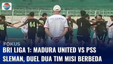 BRI Liga 1: Madura United vs PSS Sleman, Duel Dua Tim dengan Misi Berbeda | Fokus