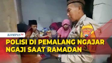 Aksi Polisi Pemalang Ngajar Ngaji Saat Bulan Ramadan