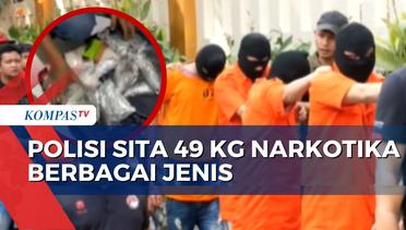 Detik-Detik Polisi Tangkap Pengedar Narkoba Jaringan Medan dan Palembang, 49 Kg Narkotika Disita