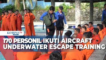 170 Personil Ikuti Aircraft Underwater Escape Training