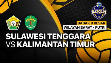 Full Match | Putri: Sulawesi Tenggara vs Kalimantan Timur  | Piala Kapolri 2023