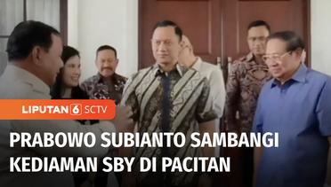 Unggul Versi Quick Count, Prabowo Sambangi SBY di Pacitan | Liputan 6