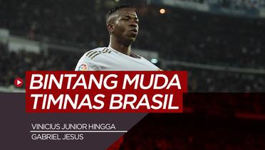 7 Bintang Muda Timnas Brasil, Salah satunya Vinicius Junior