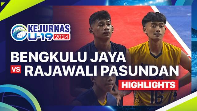 Putra: Bengkulu Jaya vs Rajawali Pasundan - Semifinal - Highlights | Kejurnas Bola Voli Antarklub U-19 2024