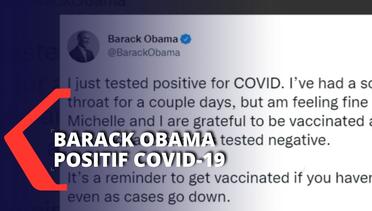 Positif Covid-19 Meski Sudah Dapat Dosis Lengkap, Barack Obama Ingatkan Warga Pentingnya Vaksinasi