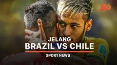 5 Fakta Jelang Brazil vs Chile