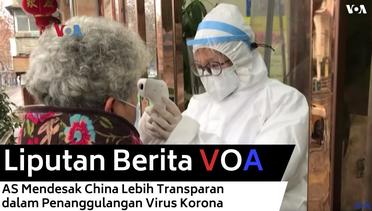 AS Mendesak China Lebih Transparan dalam Penanggulangan Virus Korona