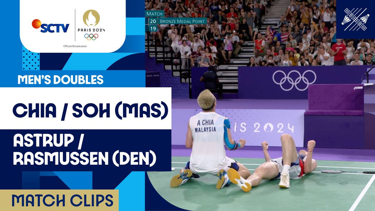 Chia/Soh (MAS) vs Astrup/Rasmussen (DEN) - Match Clips | Olympic Games ...