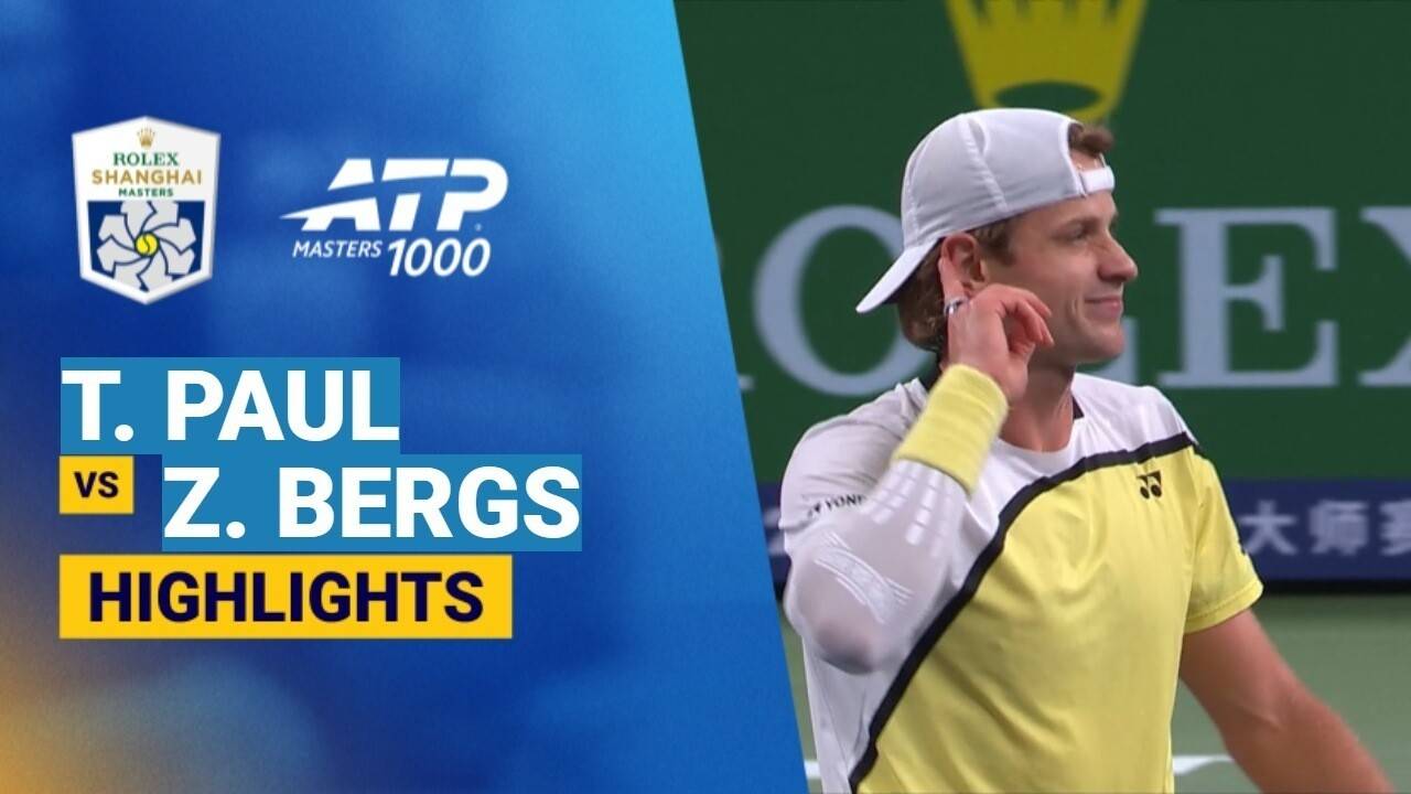 Tommy Paul vs Zizou Bergs - Round of 16 | ATP Masters 1000: Shanghai Masters 2026