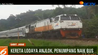 KA Lodaya Anjlok, Jalur KA Lintas Selatan Lumpuh – Liputan6 Pagi