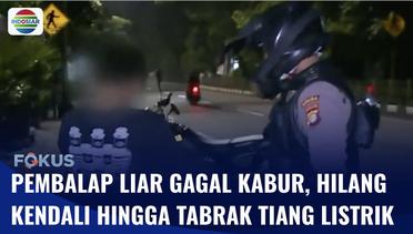Hindari Polisi, Puluhan Pemotor Hendak Balap Liar Lari Tunggang Langgang | Fokus