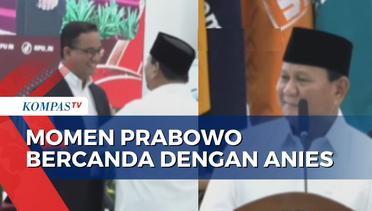Ini Momen Keakraban Prabowo-Anies saat Penetapan Presiden-Wapres Terpilih di KPU