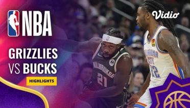 Memphis Grizzlies vs Milwaukee Bucks - Highlights | NBA Regular Season 2023/24