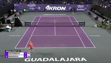 Match Highlights | Marie Bouzkova vs Anna Kalinskaya | WTA Guadalajara Open Akron 2022
