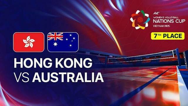 Final 7-8: Hong Kong vs Australia - Full Match | AVC Women's Volleyball Nation Cup 2025
