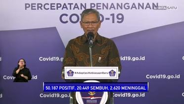 Update: Kasus Covid-19 di Indonesia Tembus 50.187
