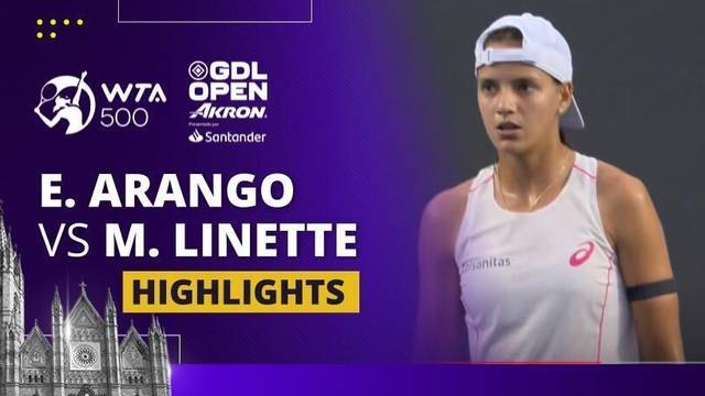 Emiliana Arango vs Magda Linette - Highlights | WTA 500 Guadalajara Open Akron 2025