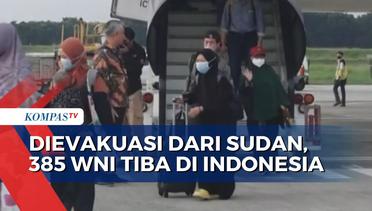 385 WNI Tiba di Indonesia Setelah Dievakuasi dari Sudan