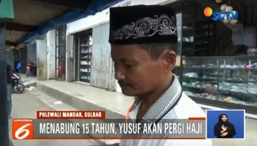 Menabung Selama 15 Tahun, Bapak Penjual Kue Beroncong Naik Haji - Liputan6 Siang 