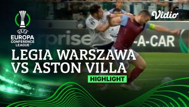 Legia Warszawa vs Aston Villa - Highlights | UEFA Europa Conference League 2023/24