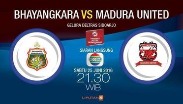 Cuplikan Pertandingan TSC 250616 Bhayangkara Surabaya United Vs Madura United
