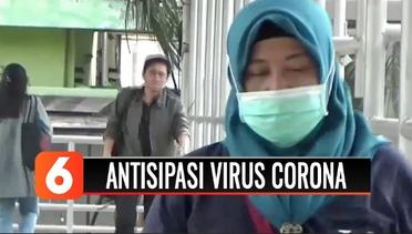 Antisipasi Corona: Penggunaan Masker Marak, Sejumlah Fasilitas Publik Disemprot Cairan Desinfektan