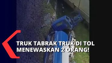 Tragedi Truk Tabrak Truk Terjadi di Tol Semarang Solo, Sopir dan Kernet Dinyatakan Tewas