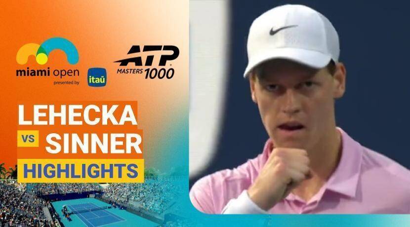 Jiri Lehecka vs Jannik Sinner - Finals | ATP 1000: Miami Open Presented by Itau 2026