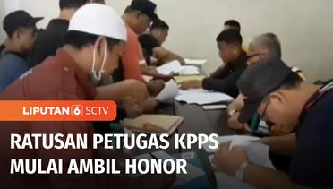 Ratusan Petugas KPPS di Bekasi Antre Mengambil Honor | Liputan 6