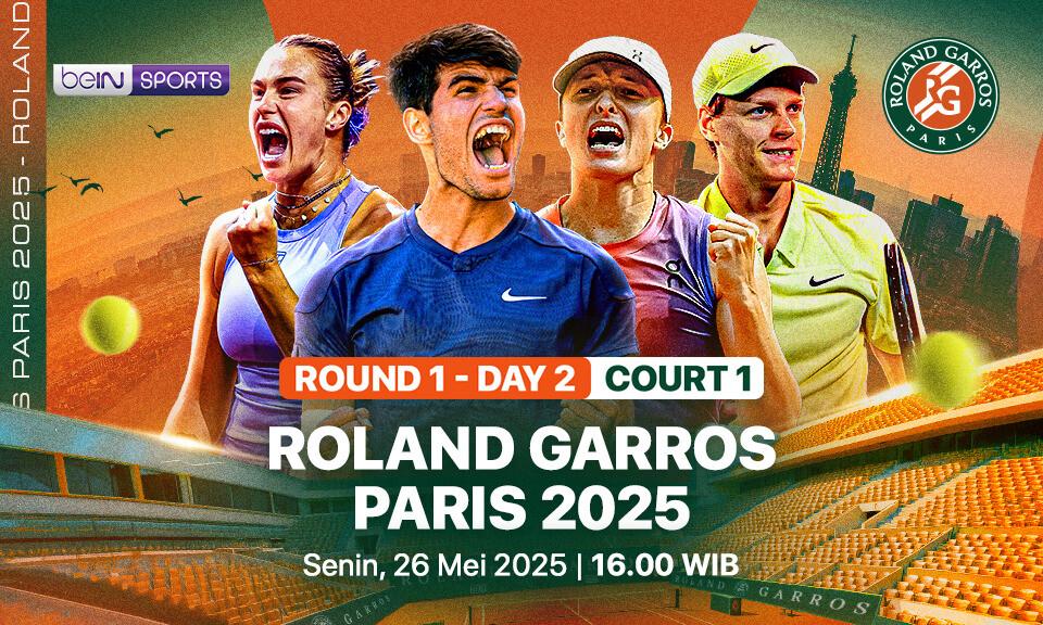 Roland Garros 2025: Day 2 - Court 1