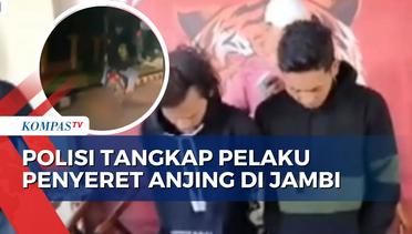 Usai Videonya Viral, Polisi Tangkap 2 Pelaku Seret Anjing Pakai Motor di Jambi!