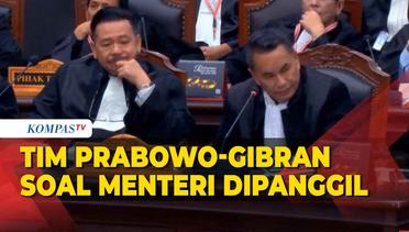 [FULL] Tim Prabowo-Gibran Soal Menteri Dipanggil Hingga Tanggapi Saksi di Sidang Sengketa Pilpres