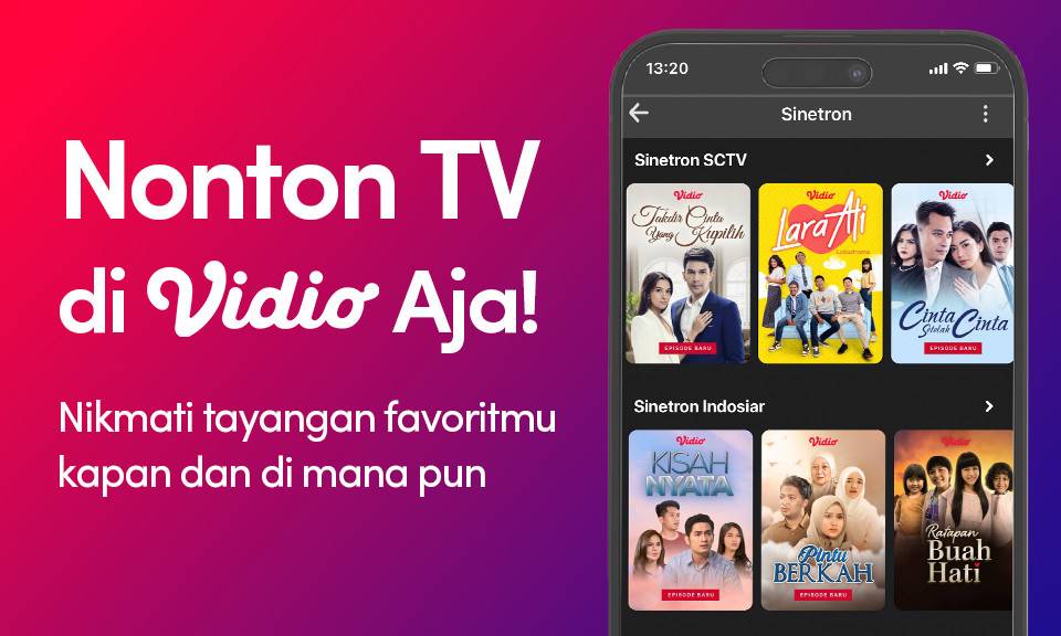 Nonton TV di Vidio