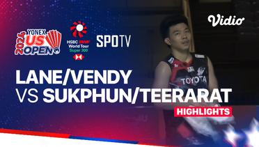 Ben Lane/Sean Vendy (ENG) vs Peerathai Sukphun/Pakkapon Teeraratsakul (THA) - Highlights | Yonex US Open 2024 - Men's Doubles