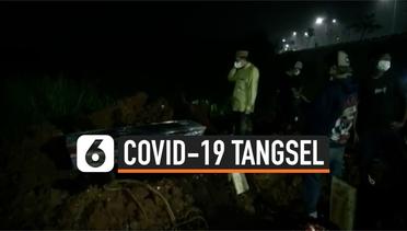 Covid-19 di Tangsel Melonjak, Pemakaman Jenazah Dilakukan hingga Tengah Malam