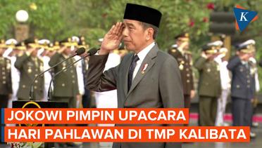 Presiden Jokowi Pimpin Upacara Hari Pahlawan 2023 di TMP Kalibata