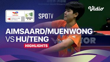 Nuntakarn Aimsaard/Phataimas Muenwong (THA) vs Hu Ling Fang/Teng Chun Hsun (TPE) - Highlights | Uber Cup Chengdu 2024 - Women's Doubles