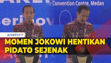 Momen Jokowi Hentikan Sejenak Pidatonya di Acara GAMKI, Karena Hal Ini