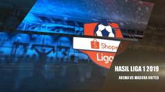 HASIL LIGA 1 HARI INI AREMA FC VS MADURA UNITED