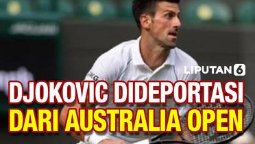 Momen Djokovic di Dalam Pesawat Usai Dideportasi dari Australia